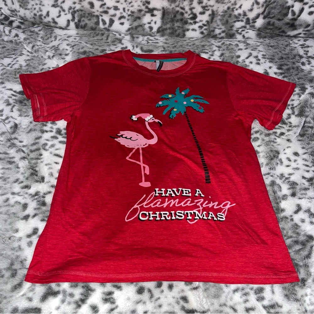 Jaclyn Intimates Christmas Pajama top